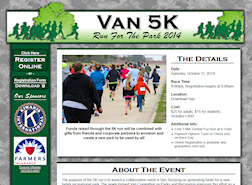 Run for the Park 2014 Front Page